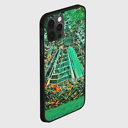 Чехол для iPhone 12 Pro Max Башня в джунглях, цвет: 3D-черный — фото 2