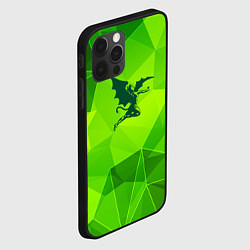 Чехол для iPhone 12 Pro Max Black Sabbath green poly, цвет: 3D-черный — фото 2