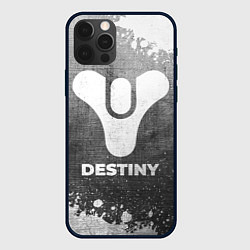 Чехол для iPhone 12 Pro Max Destiny - grey gradient, цвет: 3D-черный