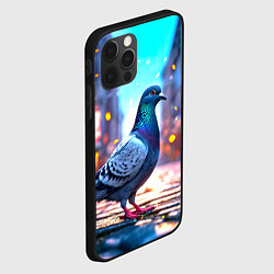 Чехол для iPhone 12 Pro Max Городской голубь, цвет: 3D-черный — фото 2