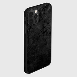 Чехол для iPhone 12 Pro Max Абстракция - dark grunge break, цвет: 3D-черный — фото 2