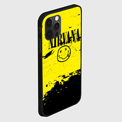 Чехол для iPhone 12 Pro Max Нирвана мазки, цвет: 3D-черный — фото 2