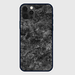 Чехол для iPhone 12 Pro Max Абстракция - grey mess, цвет: 3D-черный