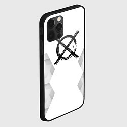 Чехол для iPhone 12 Pro Max CreepyPasta white poly, цвет: 3D-черный — фото 2