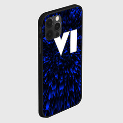 Чехол для iPhone 12 Pro Max GTA 6 blue energy, цвет: 3D-черный — фото 2