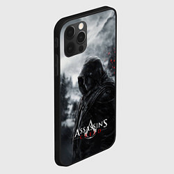 Чехол для iPhone 12 Pro Max Assassins Creed охотник в горах, цвет: 3D-черный — фото 2