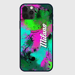 Чехол для iPhone 12 Pro Max Color impression - abstraction, цвет: 3D-черный