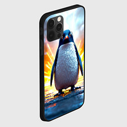 Чехол для iPhone 12 Pro Max Эпичный пингвин, цвет: 3D-черный — фото 2