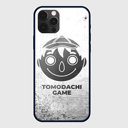 Чехол для iPhone 12 Pro Max Tomodachi Game - white gradient, цвет: 3D-черный