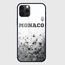 Чехол для iPhone 12 Pro Max Monaco - white gradient посередине, цвет: 3D-черный