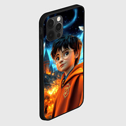 Чехол для iPhone 12 Pro Max Гарри Поттер в оранжевой мантии, цвет: 3D-черный — фото 2