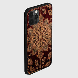 Чехол для iPhone 12 Pro Max Симметричный узор, цвет: 3D-черный — фото 2