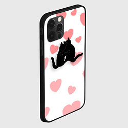 Чехол для iPhone 12 Pro Max Любовные объятия, цвет: 3D-черный — фото 2