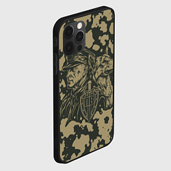 Чехол для iPhone 12 Pro Max Пограничник с собакой, цвет: 3D-черный — фото 2