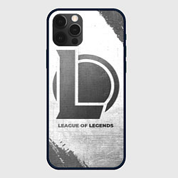 Чехол для iPhone 12 Pro Max League of Legends - white gradient, цвет: 3D-черный