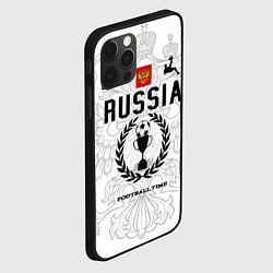 Чехол для iPhone 12 Pro Max Футбольная форма Россия с номером 10, цвет: 3D-черный — фото 2