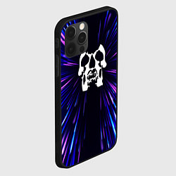 Чехол для iPhone 12 Pro Max Deftones neon energy, цвет: 3D-черный — фото 2