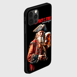 Чехол для iPhone 12 Pro Max Все дуреют с этих пенсионеров, цвет: 3D-черный — фото 2