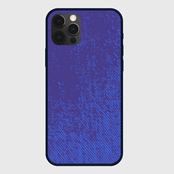 Чехол для iPhone 12 Pro Max Джинс с потертостями-синий, цвет: 3D-черный
