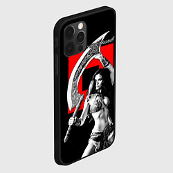 Чехол для iPhone 12 Pro Max Все дуреют с этих ятаганов, цвет: 3D-черный — фото 2