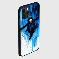 Чехол для iPhone 12 Pro Max Джокер в прыжке, цвет: 3D-черный — фото 2