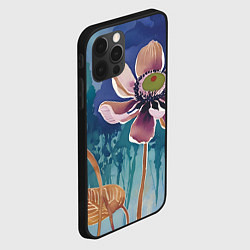 Чехол для iPhone 12 Pro Max Красочный цветок, цвет: 3D-черный — фото 2