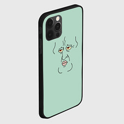 Чехол для iPhone 12 Pro Max Сквидвард Тентаклс гигачад мем, цвет: 3D-черный — фото 2