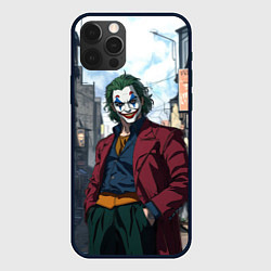 Чехол для iPhone 12 Pro Max Аниме Джокер, цвет: 3D-черный