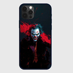 Чехол для iPhone 12 Pro Max Джокер и красная полоса краски, цвет: 3D-черный