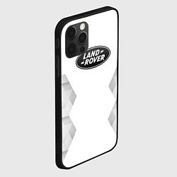 Чехол для iPhone 12 Pro Max Land Rover white poly, цвет: 3D-черный — фото 2