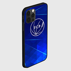 Чехол для iPhone 12 Pro Max Porto blue poly, цвет: 3D-черный — фото 2