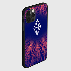 Чехол для iPhone 12 Pro Max The Sims red energy, цвет: 3D-черный — фото 2