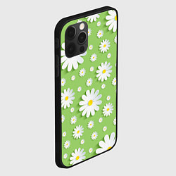 Чехол для iPhone 12 Pro Max Ромашки бумажные, цвет: 3D-черный — фото 2