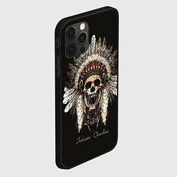 Чехол для iPhone 12 Pro Max Cherokee Indian, цвет: 3D-черный — фото 2