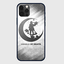 Чехол для iPhone 12 Pro Max Angels of Death - white gradient, цвет: 3D-черный