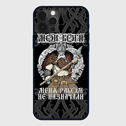 Чехол для iPhone 12 Pro Max Мои боги меня рабом не назначали: богатырь, цвет: 3D-черный