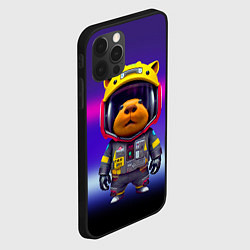 Чехол для iPhone 12 Pro Max Baby capybara - cyberpunk, цвет: 3D-черный — фото 2