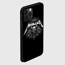 Чехол для iPhone 12 Pro Max The horned skull - Metallica, цвет: 3D-черный — фото 2