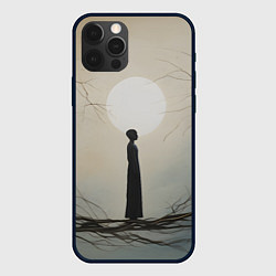Чехол для iPhone 12 Pro Max Минималистичный сюрреализм, цвет: 3D-черный