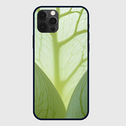 Чехол для iPhone 12 Pro Max Макро съемка листа, цвет: 3D-черный