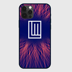 Чехол для iPhone 12 Pro Max Lindemann red energy, цвет: 3D-черный