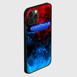 Чехол для iPhone 12 Pro Max God of War битва огня, цвет: 3D-черный — фото 2
