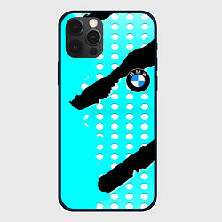 Чехол для iPhone 12 Pro Max BMW sport краски, цвет: 3D-черный