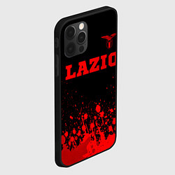 Чехол для iPhone 12 Pro Max Lazio - red gradient посередине, цвет: 3D-черный — фото 2