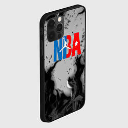 Чехол для iPhone 12 Pro Max NASA неоновый огонь, цвет: 3D-черный — фото 2