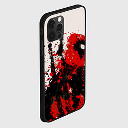 Чехол для iPhone 12 Pro Max Дэдпул брызги, цвет: 3D-черный — фото 2