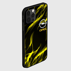 Чехол для iPhone 12 Pro Max Opel огненный стиль, цвет: 3D-черный — фото 2