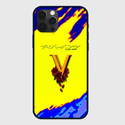 Чехол для iPhone 12 Pro Max Cyberpunk краски неоновые, цвет: 3D-черный