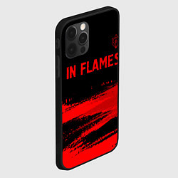 Чехол для iPhone 12 Pro Max In Flames - red gradient посередине, цвет: 3D-черный — фото 2
