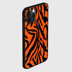Чехол для iPhone 12 Pro Max Расцветка тигра, цвет: 3D-черный — фото 2